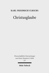 Cover of 'Christusglaube'