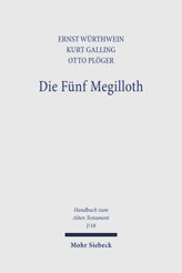 Cover von 'Die Fünf Megilloth'