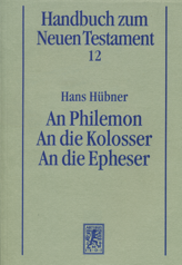 Cover von 'An Philemon. An die Kolosser. An die Epheser'
