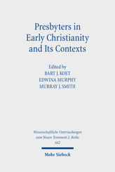 Cover of 'Presbyters in Early Christianity and Its Contexts'