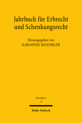 Cover von 'Jahrbuch für Erbrecht und Schenkungsrecht'