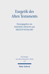 Cover von 'Exegetik des Alten Testaments'
