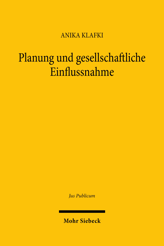 Cover of 'Planung und gesellschaftliche Einflussnahme'
