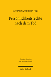 Cover von 'Persönlichkeitsrechte nach dem Tod'