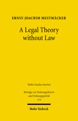Cover of 'A Legal Theory without Law'