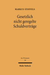 Cover von 'Gesetzlich nicht geregelte Schuldverträge'