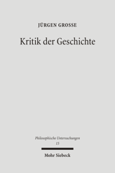 Cover von 'Kritik der Geschichte'