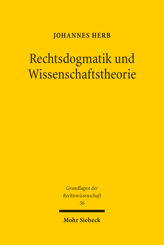 Cover of 'Rechtsdogmatik und Wissenschaftstheorie'
