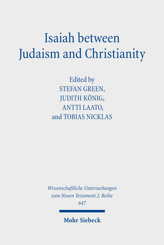 Cover of 'Isaiah between Judaism and Christianity'