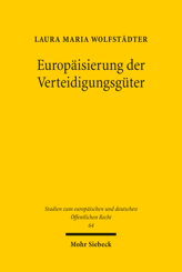 Cover of 'Europäisierung der Verteidigungsgüter'