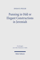 Cover von 'Punning in Odd or Elegant Constructions in Jeremiah'