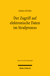 Cover of 'Der Zugriff auf elektronische Daten im Strafprozess'