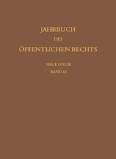 Cover von 'Jahrbuch des öffentlichen Rechts der Gegenwart. Neue Folge'