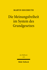 Cover von 'Die Meinungsfreiheit im System des Grundgesetzes'