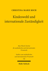 Cover von 'Kindeswohl und internationale Zuständigkeit'