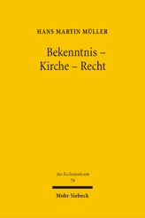 Cover of 'Bekenntnis - Kirche - Recht'