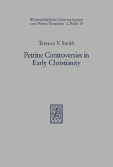 Cover von 'Petrine Controversies in Early Christianity'