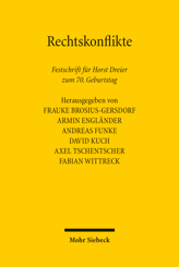 Cover of 'Rechtskonflikte'