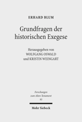 Cover von 'Grundfragen der historischen Exegese'