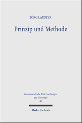 Cover of 'Prinzip und Methode'