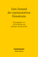 Cover von 'Zum Zustand der repräsentativen Demokratie'