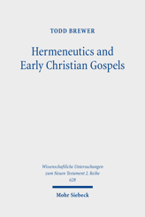 Cover of 'Hermeneutics and Early Christian Gospels'