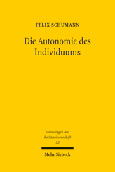 Cover von 'Die Autonomie des Individuums'