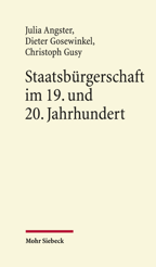 Cover of 'Staatsbürgerschaft im 19. und 20. Jahrhundert'