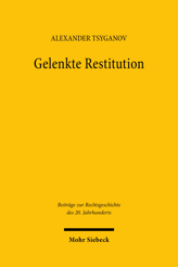 Cover von 'Gelenkte Restitution'