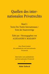 Cover of 'Quellen des internationalen Privatrechts'