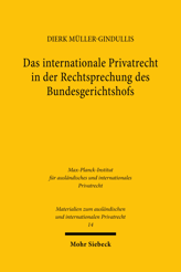 Cover of 'Das internationale Privatrecht in der Rechtsprechung des Bundesgerichtshofs'