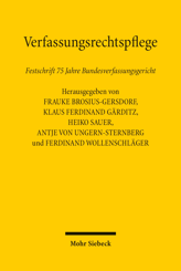 Cover of 'Verfassungsrechtspflege'