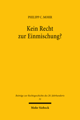 Cover von 'Kein Recht zur Einmischung?'