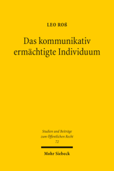 Cover of 'Das kommunikativ ermächtigte Individuum'