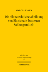 Cover von 'Die bilanzrechtliche Abbildung von Blockchain-basierten Zahlungsmitteln'