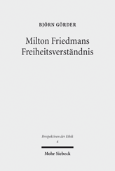 Cover von 'Milton Friedmans Freiheitsverständnis'