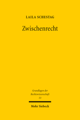 Cover of 'Zwischenrecht'