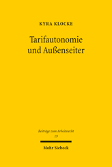 Cover of 'Tarifautonomie und Außenseiter'