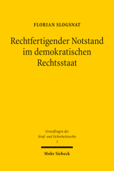 Cover von 'Rechtfertigender Notstand im demokratischen Rechtsstaat'