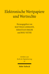 Cover of 'Elektronische Wertpapiere und Wertrechte'
