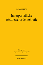 Cover von 'Innerparteiliche Wettbewerbsdemokratie'