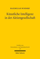 Cover of 'Künstliche Intelligenz in der Aktiengesellschaft'