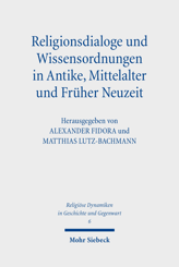 Cover of 'Religionsdialoge und Wissensordnungen in Antike, Mittelalter und Früher Neuzeit'