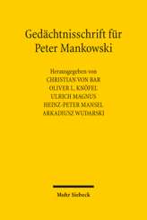 Cover von 'Gedächtnisschrift für Peter Mankowski'