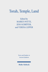 Cover von 'Torah, Temple, Land'