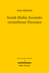 Cover of 'Social-Media-Accounts verstorbener Personen'