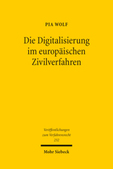 Cover of 'Die Digitalisierung im europäischen Zivilverfahren'