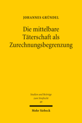Cover von 'Die mittelbare Täterschaft als Zurechnungsbegrenzung'