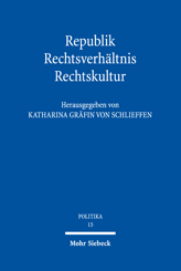 Cover von 'Republik - Rechtsverhältnis - Rechtskultur'