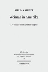 Cover von 'Weimar in Amerika'